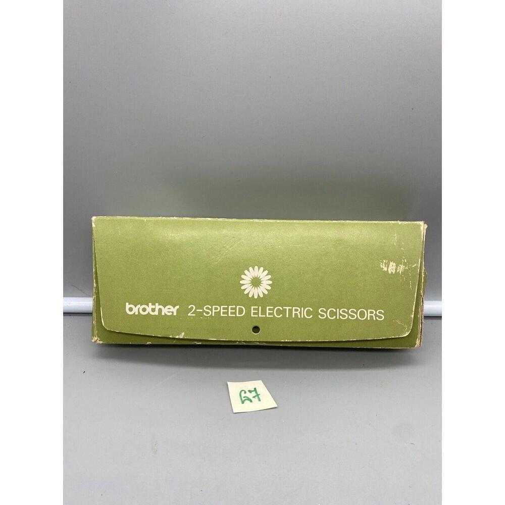 NEW Vintage BROTHER 2 Speed ELECTRIC SCISSORS Model 227 MADE IN JAPAN